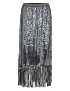 Mmmiaz Sequin Skirt MOS MOSH Silver