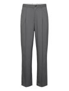 Loose Suit Trousers Weekday Grey