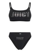 Juicy Slogan Bralette Juicy Couture Black