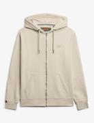 Essential Logo Zip Hoodie Hb Superdry Cream