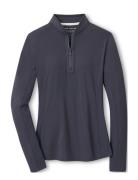 Lightweight Long Sleeve Zip Sun Shirt Peter Millar Grey