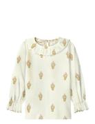 Nmfgavo Eug Ls Slim Top Lil Lil'Atelier Beige