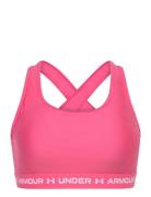 Crossback Mid Bra& Under Armour Pink