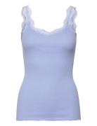 Organic Top W/ Lace Rosemunde Blue