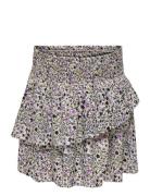 Kmgbella Life Short Layer Skort Aop Wvn Kids Only Blue