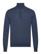 Kiyan Merino Quarter Zip J. Lindeberg Blue