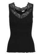 Rwbeatha Sl Lace Top Rosemunde Black