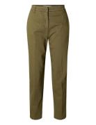 Slfvera-Rita Mw Cropped Pant Noos Selected Femme Khaki