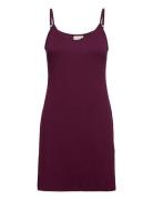 Crflake Mesh Dress - Kim Fit Cream Burgundy