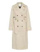 Kapatricia Trench Coat Kaffe Beige