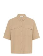 Kanaya Liah Shirt Kaffe Beige