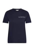 Reg Shield Ss T-Shirt GANT Navy