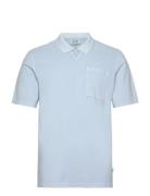 Washed Chest Pocket Relaxed-Fit Polo Scotch & Soda Blue