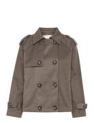 Miramw Short Trenchcoat My Essential Wardrobe Khaki