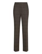 Checked Twill Straight-Leg Pant Lauren Ralph Lauren Brown