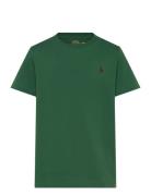 Cotton Jersey Crewneck Tee Ralph Lauren Kids Green