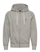 The Rl Fleece Hoodie Polo Ralph Lauren Grey
