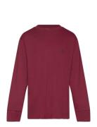 Cotton Jersey Long-Sleeve Tee Ralph Lauren Kids Burgundy