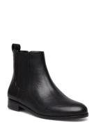 Brylee Burnished Leather Bootie Lauren Ralph Lauren Black