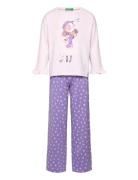 Pyjama(Sweater+Trous United Colors Of Benetton Purple