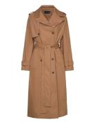 Over D Cotton Trench Coat Lexington Clothing Beige