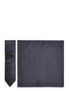 H-Set Tie-Pkt Sq-232 BOSS Navy