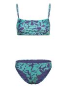 Womens Printed Adjustable Thinstrap 2 Pc. Speedo Blue