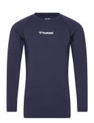 Hmlbl Performance Tee L/S Hummel Navy