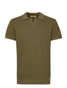 Cfmateo Ss Structured Polo Knit Casual Friday Green