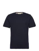Akkikki S/S Waffle Tee Anerkjendt Navy