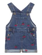 Tnstnayla Short Denim Dungarees The New Blue