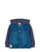 Denim Jacket Combined Boboli Blue