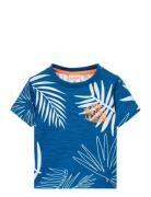 Knit T-Shirt Flame Boboli Blue