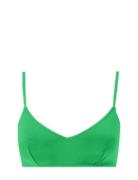 Strappy Scoop Bikini Top Understatement Underwear Green