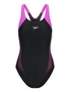 Womens Hyperboom Splice Racerback Speedo Black