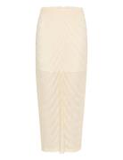 Gliragz Hw Long Skirt Gestuz Cream
