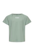 Hmlluna Top S/S Hummel Green