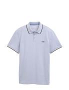 Polo With Print Tom Tailor Blue