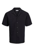 Jjmassimo Resort Shirt Ss Jnr Jack & J S Black