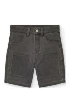 Knit Denim Bermuda Shorts Boboli Grey