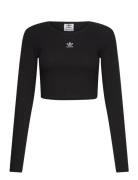 Ess Crop Ls Adidas Originals Black