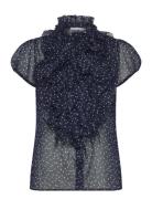 Liljasz Crinkle Ss Shirt Saint Tropez Black