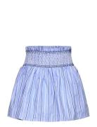 Short Pleated Skirt Mango Blue