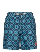 Tile Print 16 Swim Short Superdry Navy