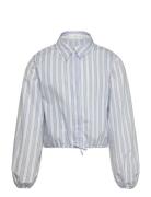 Shirt With Adjustable Waist Mango Blue
