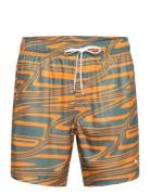 Puma Swim Men Formstrip Mid Shorts 1P Puma Swim Orange