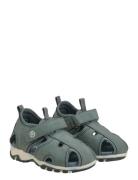 Baby Sandals W. Velcro Strap Color Kids Green