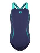Girl's Arena Poseidonia Swimsuit Swim Pro Back Arena Navy
