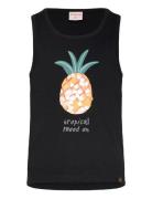 Knit T-Shirt Suspenders Boboli Black