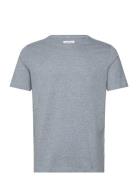 Mouliné O-Neck Tee S/S Lindbergh Blue